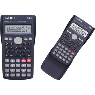 Фото Калькулятор deVENTE DS-1(10+2 разрядов, 240 мат. действ., 2-строчный) 4031415 от производителя, с доставкой по Хабаровску