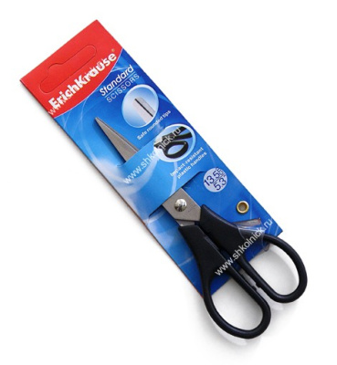 Фото Ножницы 135мм ErichKrause Standard пластиковые кольца 21919 от производителя, с доставкой по Хабаровску