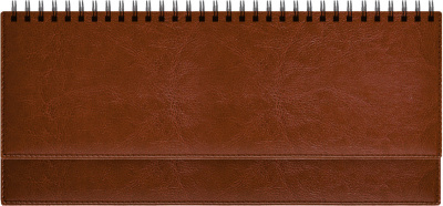 Фото Планинг 2026 Lamark Birmingham коричневый, 128 стр., с прошивкой по периметру, белый блок от производителя, с доставкой по Хабаровску