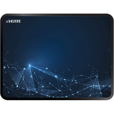 Фото Коврик для мыши deVENTE резина+ткань черный/синий 4107308 от производителя, с доставкой по Хабаровску