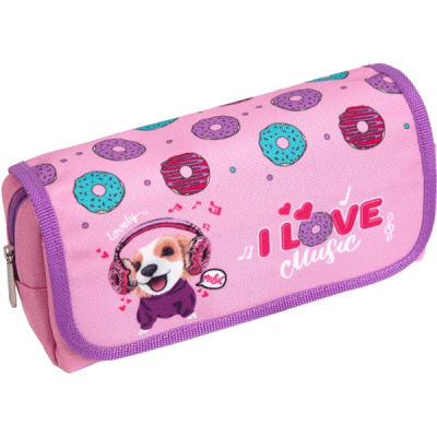 Фото Пенал 2отд deVENTE Music Dog 20,5x9,5x7см прямоугольный текстиль 7025296 от производителя, с доставкой по Хабаровску