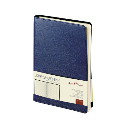 Фото Ежедневник А5 без дат Bruno Visconti MILANO 272стр иск кожа синий 3-415/02 от производителя, с доставкой по Хабаровску