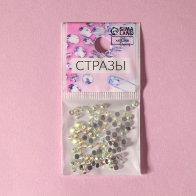 Фото Стразы термоклеевые d=2.8мм 100шт Усеченный конус SS10 голография 9136677 от производителя, с доставкой по Хабаровску