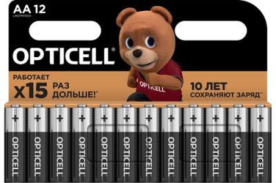 Фото Батарейка Opticell LR 6 12шт. 5051010 от производителя, с доставкой по Хабаровску
