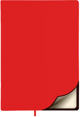 Фото Ежедневник недатированный Lamark Magic Soft Touch FLEX A5 красный, 256 стр., кремовый блок, закругле от производителя, с доставкой по Хабаровску