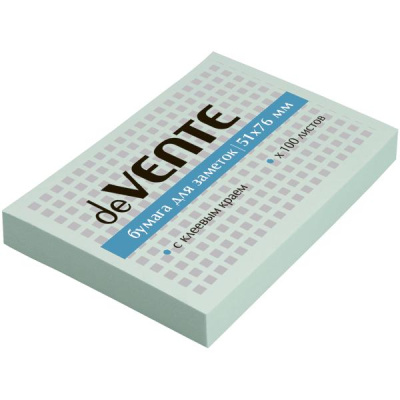 Фото Липкий блок 51х76мм 100л голубой пастель deVENTE 2010311 от производителя, с доставкой по Хабаровску