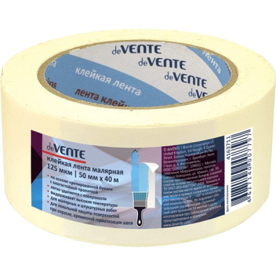 Фото Лента малярная 50ммх40м deVENTE 4163711/4163102 (36) от производителя, с доставкой по Хабаровску