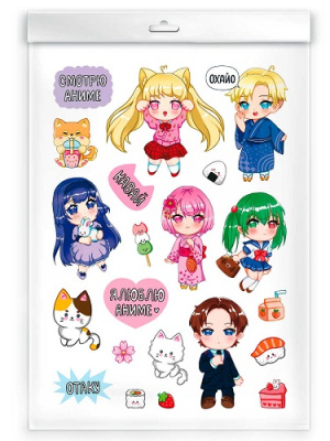 Фото Наклейки Стикеры для фанатов АНИМЕ 65072 от производителя, с доставкой по Хабаровску