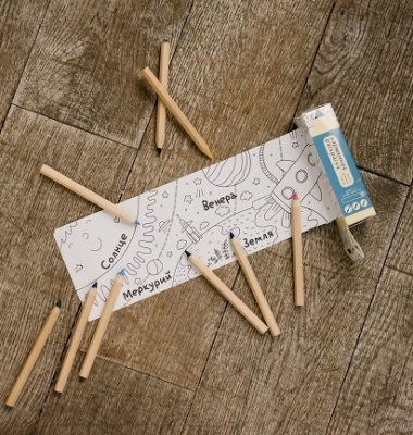 Фото Раскраска карманная в тубусе Космос PA084/К71 от производителя, с доставкой по Хабаровску