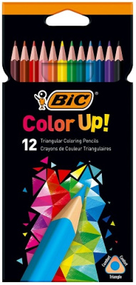 Фото Карандаши 12цв BIC Color UP трехгранные пластиковые 9505271 от производителя, с доставкой по Хабаровску
