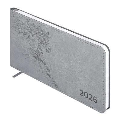 Фото Еженедельник-планинг карманный 2026 ESCALADA Виннер 128стр иск кожа серый 70400 от производителя, с доставкой по Хабаровску