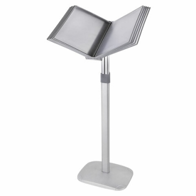 Фото Дисплей-система А4 напольная STAFF 10 панелей серая металл (серые панели) 238334 от производителя, с доставкой по Хабаровску