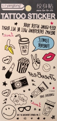 Фото Тату-переводилки MIX ducs YT112 от производителя, с доставкой по Хабаровску