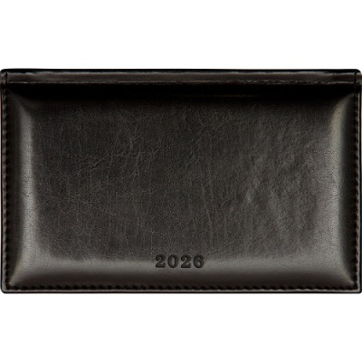 Фото Еженедельник-планинг карманный 2026 Attomex Visa 128стр иск кожа спираль черный 2239662 от производителя, с доставкой по Хабаровску