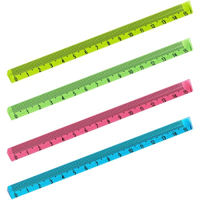 Фото Линейка 15см пластиковая СТАММ неон ассорти ЛН-31235 от производителя, с доставкой по Хабаровску