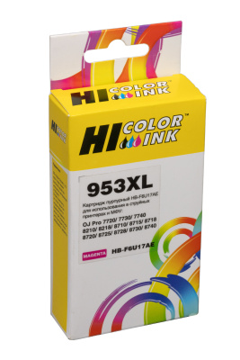 Картридж Hi-Black (HB-F6U17AE) для HP OJP 8710/8715/8720/8730/8210/8725, №953XL, NEW, M