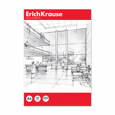 Фото Папка для черчения А4 10л ErichKrause 47876 от производителя, с доставкой по Хабаровску