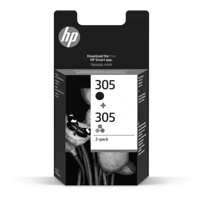 Картридж струйный 305 дляHP DJ2320/2710,120/100стр(O)(3YM60AE+3YM61AE)черн+цвет6ZD17AE(уц.срок годн)