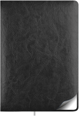 Фото Ежедневник 2026 Lamark Sigma FLEX A5 черный, 320 стр., искусственная кожа, перфорация угла, ляссе, б от производителя, с доставкой по Хабаровску