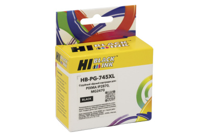Картридж Hi-Black (HB-PG-745XL) для Canon PIXMA  IP2870/MG2470, Bk