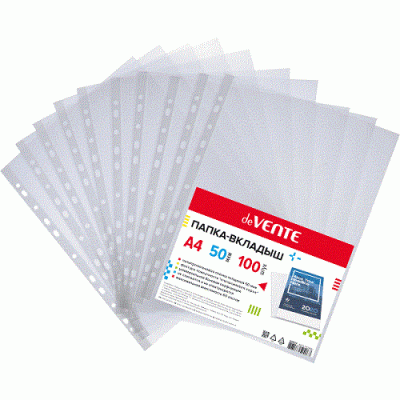 Фото Мультифора (Файл-вкладыш) А4 50мкм 100шт апельсиновая корка deVENTE 3050920 от производителя, с доставкой по Хабаровску