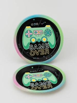 Фото Набор бумажных тарелок 6шт Game over AI0358 от производителя, с доставкой по Хабаровску