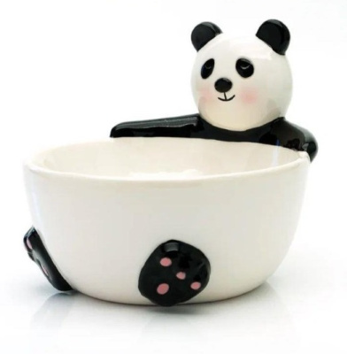 Тарелка глубокая керамическая Panda bowl 13х15х15см FC191098