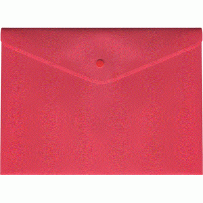 Фото Папка-конверт на кнопке А4 (330x240мм) 180мкм deVENTE красный 3071410 от производителя, с доставкой по Хабаровску