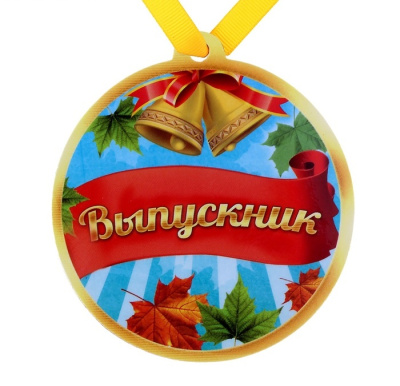 Фото Медаль полимер на магните Выпускник 8,5*9,2 см 650288 от производителя, с доставкой по Хабаровску