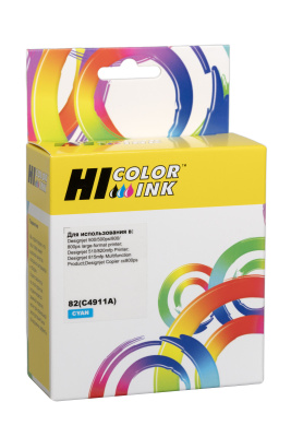 Картридж Hi-Black (HB-C4911A) для HP DJ 500/800, №82, C