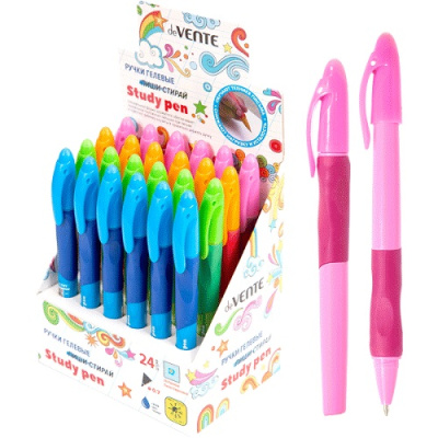 Фото Ручка гел 0,7 синяя с грипом для левшей Пиши-стирай deVENTE Study Pen 5051998 от производителя, с доставкой по Хабаровску