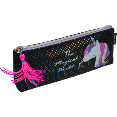 Фото Пенал deVENTE Magic Unicorn 21x8x3,5см треугольный иск кожа 7026375 от производителя, с доставкой по Хабаровску