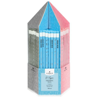 Фото Карандаш чернографитный HB без ластика LOREХ PASTEL LXLPVT-PA (168) от производителя, с доставкой по Хабаровску