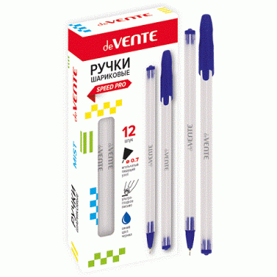 Фото Ручка шар 0,7 синяя игольчатый узел deVENTE Mist 5073810    от производителя, с доставкой по Хабаровску