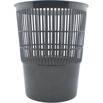 Фото Корзина для бумаг 14л пластик серая сетчатая Attomex 4106703 от производителя, с доставкой по Хабаровску