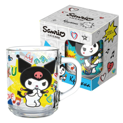 Кружка стекло 320мл Куроми Граффити 311014