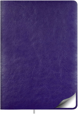 Фото Ежедневник недатированный Lamark Sigma FLEX A5 фиолетовый, 256 стр., закругленные углы, ляссе, белый от производителя, с доставкой по Хабаровску