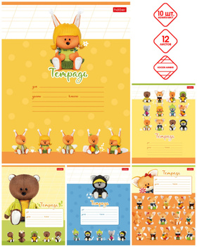 Фото Тетрадь 12л косая линейка Лесята 12Т5В6 080090 от производителя, с доставкой по Хабаровску