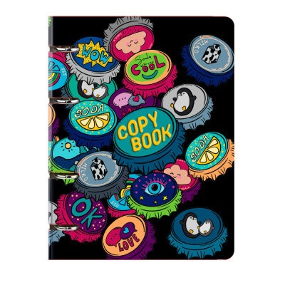 Фото Тетрадь 120л А5 клетка на кольцах Крышки со смыслом 61520 от производителя, с доставкой по Хабаровску