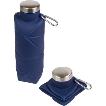 Бутылка для напитков складная 700мл deVENTE темно-синяя 8090461