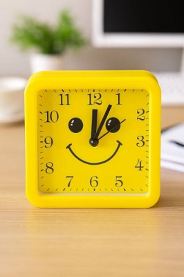 Часы-будильник Утреннее солнце желтые WF2202-3