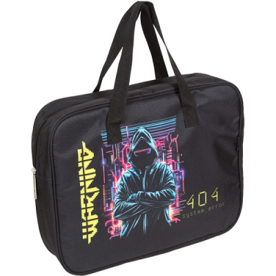 Фото Папка для тетрадей А4 на молнии с ручками deVENTE Cyber 8056505 от производителя, с доставкой по Хабаровску