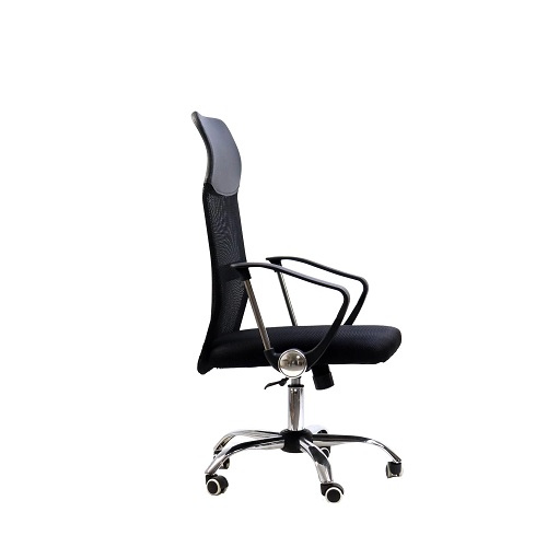 Кресло Creslan ZT 076-12 черный сетка/иск.кожа