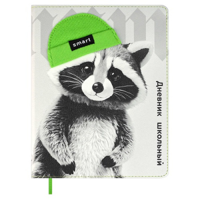 Фото Дневник школьный 1-11кл 48л А5 Феникс Енот в шапочке 68716 от производителя, с доставкой по Хабаровску