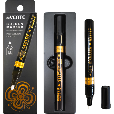 Фото Маркер перм 3мм зеркальный пулевидный deVENTE Gold 5044418 от производителя, с доставкой по Хабаровску