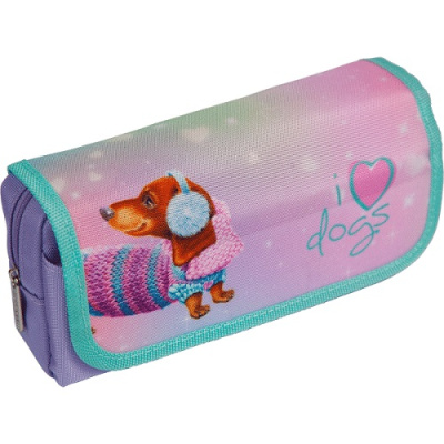 Фото Пенал deVENTE Dachshund 20,5x9,5x7см прямоугольный текстиль 7020317 от производителя, с доставкой по Хабаровску