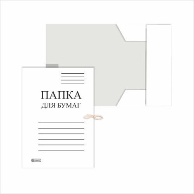 Фото Папка на завязках ДЕЛО 400гр мелованный картон LAMARK 28040 от производителя, с доставкой по Хабаровску
