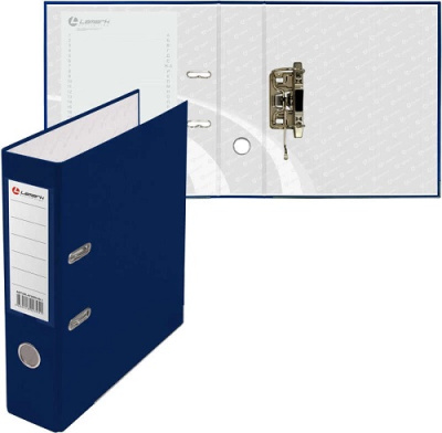 Фото Папка-регистратор 80мм PVС+картон Lamark синяя собранная AF0600-BL1 от производителя, с доставкой по Хабаровску