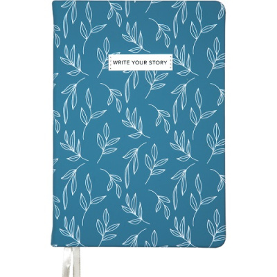 Фото Ежедневник А5 без дат deVENTE Lilian 320стр иск кожа аппликация голубой 2334610 от производителя, с доставкой по Хабаровску