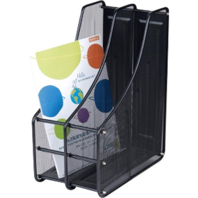 Фото Файл для бумаг 2-секционный металл черный deVENTE 3041001 от производителя, с доставкой по Хабаровску